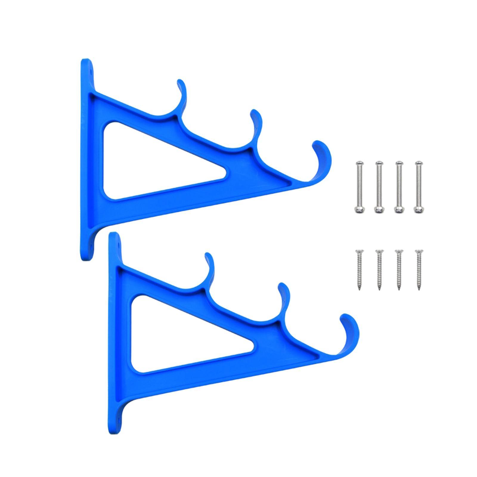 2 Pieces Fishing Rod Storage Rack Practical Durable for Wall Garage Door Car