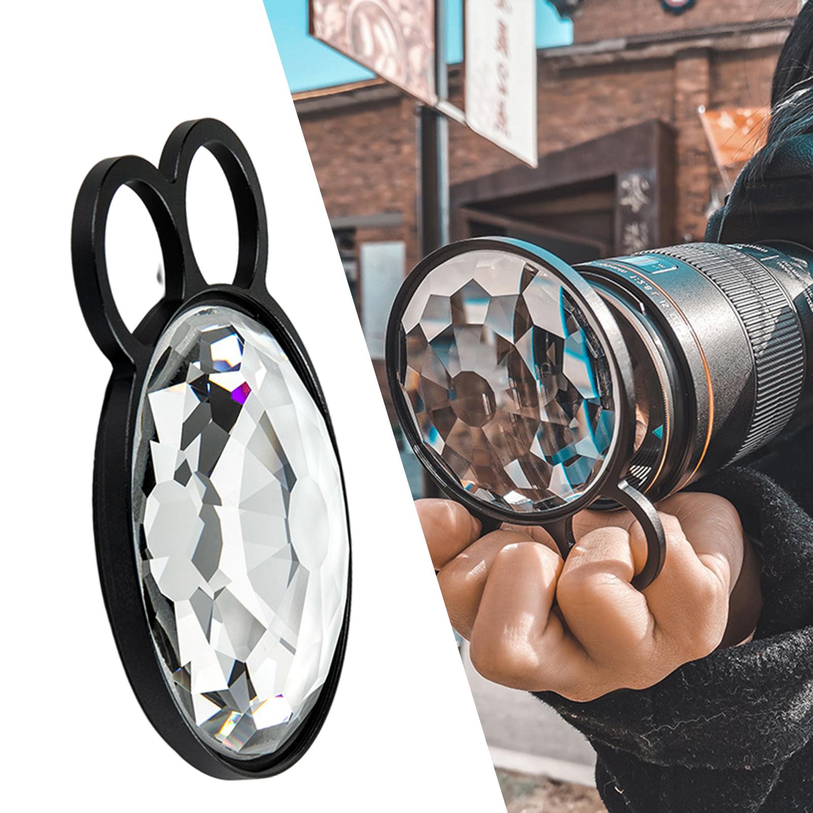 Kaleidoscope Glass Prism Rotatable Effect Filter SLR Photography Accessories