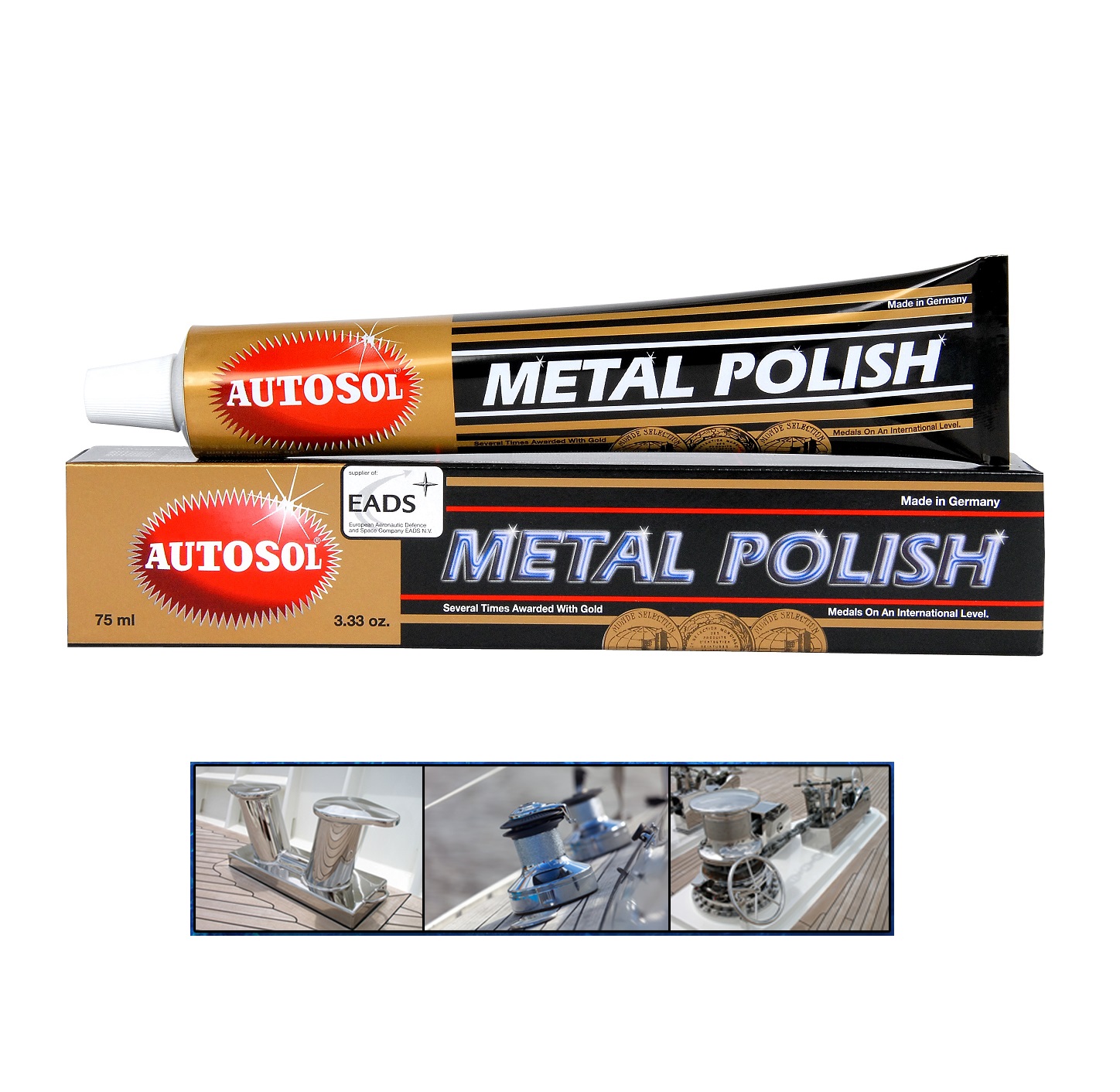 Kem đánh bóng kim loại đa dụng inox, đồng, .... Autosol Metal Polish 75ml