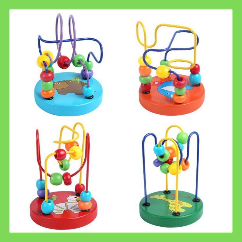 Đồ Chơi Gỗ - Combo 4 món đồ chơi gỗ cho bé - phát triển trí tuệ