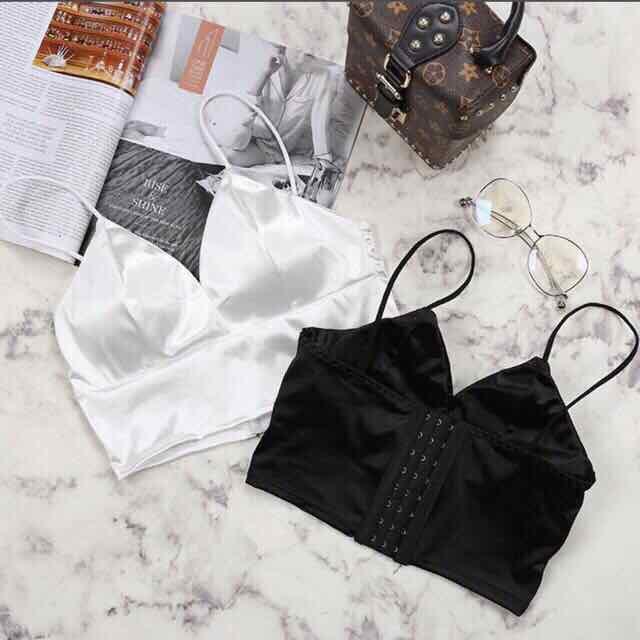 Áo ngực bra model satin phi bóng