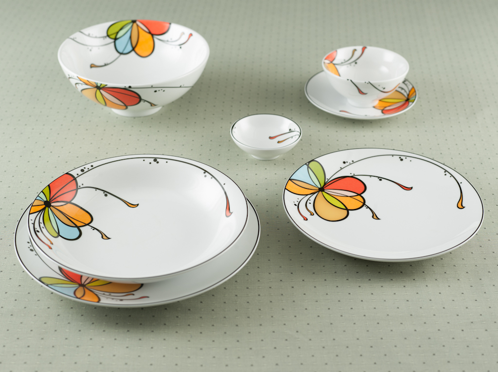 Tô trung 20 cm Daisy Bóng Bay - Gốm sứ cao cấp Minh Long I