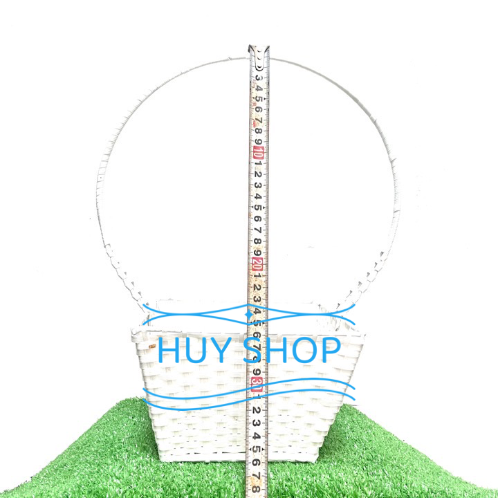 Giỏ Mây VUÔNG số 2  trang trí nhà cửa