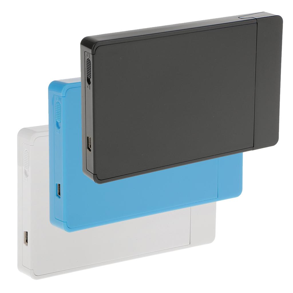 2.5inch Mini USB2.0 Aluminum  HDD  External Enclosure Case Black