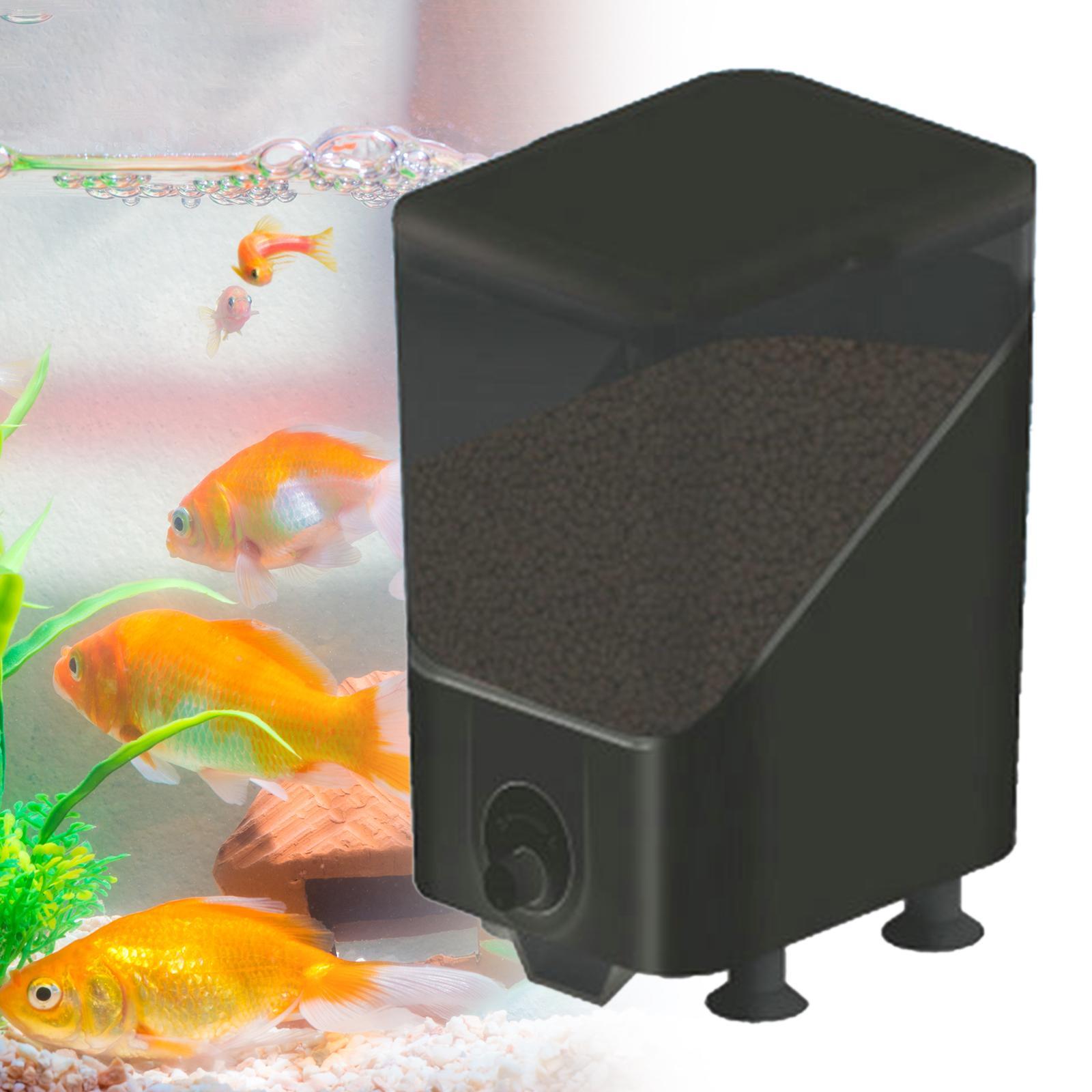 Automatic Fish Feeder, 450ml Capacity Timer Feeding Waterproof Fish Food Dispenser for Fish Bowl Fish Tank Koi Goldfish Pond