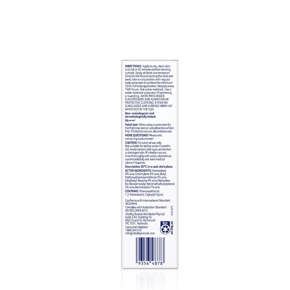 Sữa Chống Nắng Cancer Council Mỏng Nhẹ Dùng Hằng Ngày Invisible Fluid Matte SPF50+ PA++++ 50ml