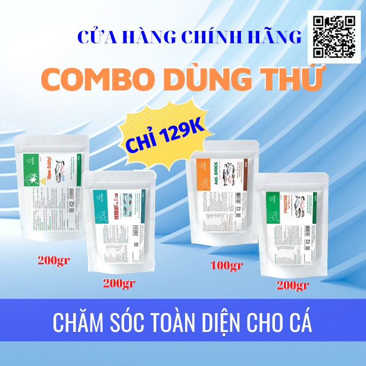 Combo dùng thử Chăm sóc toàn diện cho cá VEMEDIM