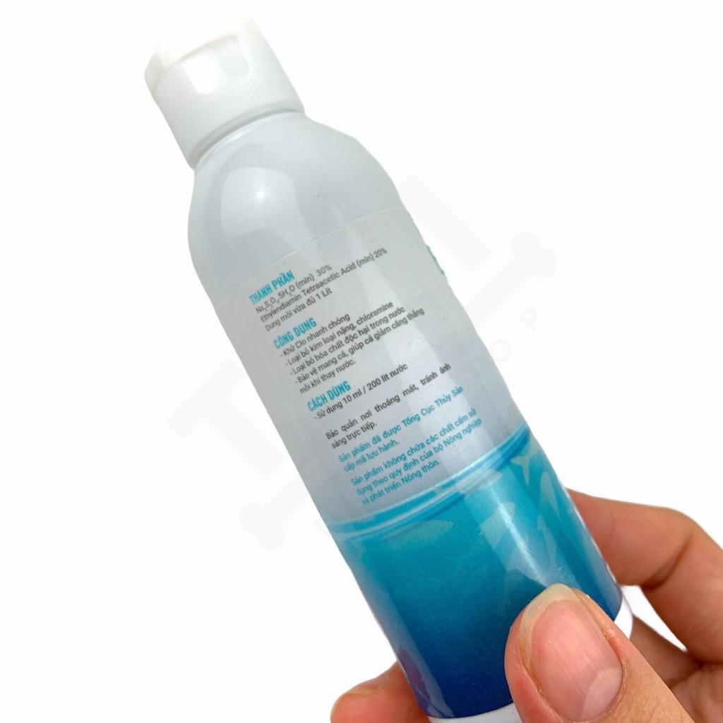 Chai 100ML FRESH BOOSTER Dung Dịch Khử Clo, Nước Mới Cho Cá, Chống Sốc Khi Thay Nước