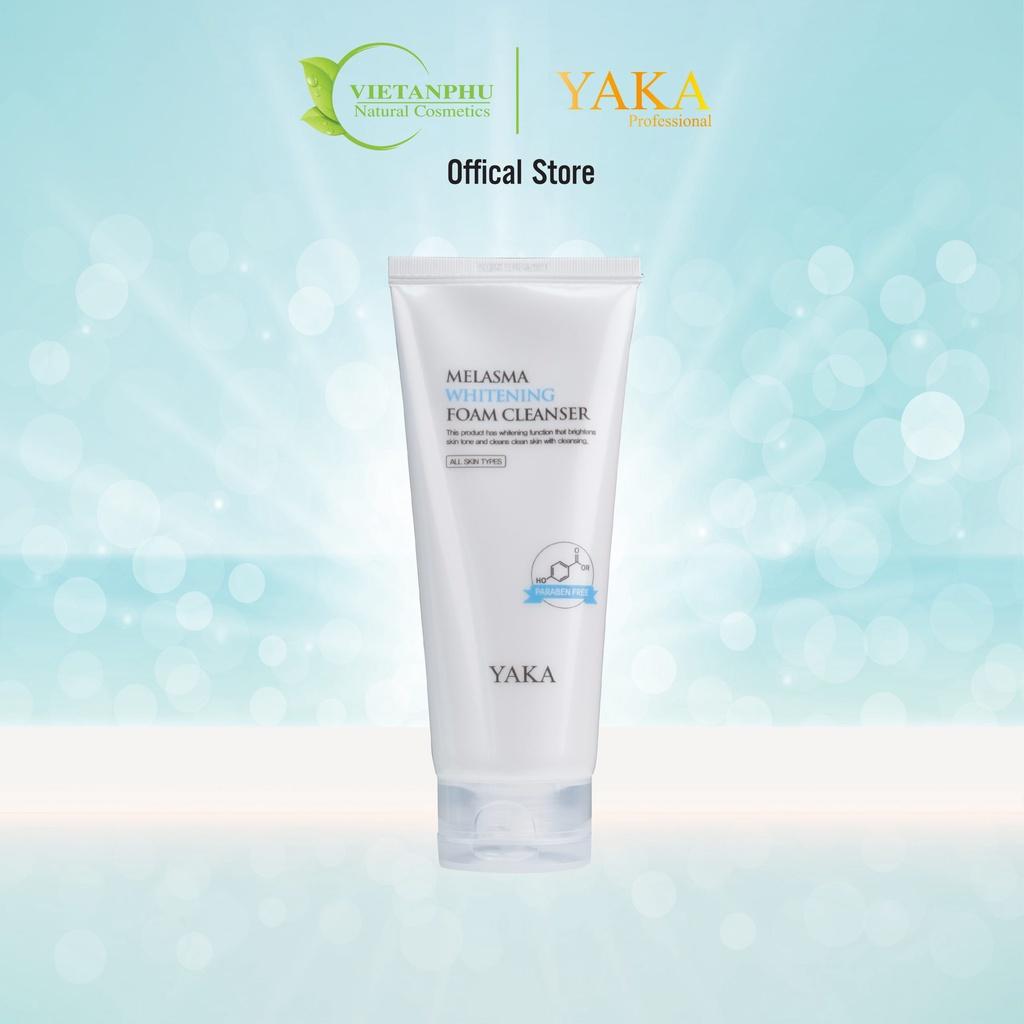 Sữa rửa mặt dưỡng trắng da Cao cấp YAKA Hàn Quốc 150ml Melasma Whitening Foam Cleanser