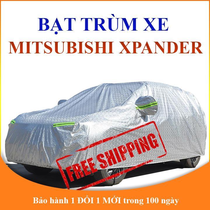 Bạt che phủ xe ô tô 7 chỗ Mitsubishi Xpander chống nắng mưa, bạt trùm xe ô tô vải dù 3 lớp chống nóng không thấm nước