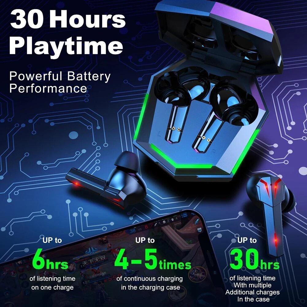 Tai nghe chơi game không dây Bluetooth TZUZL TWS 9D 5.2 với micro cao cấp thời trang