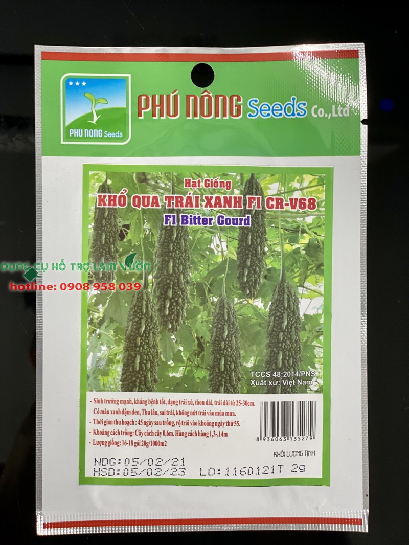 HẠT GIỐNG KHỔ QUA TRÁI XANH PHÚ NÔNG