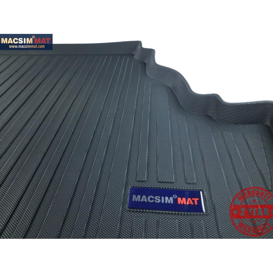 Thảm lót cốp xe ô tô Toyota Camry 2011-2017 nhãn hiệu Macsim chất liệu TPV cao cấp màu đen