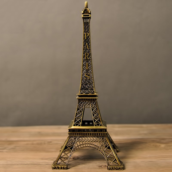 Mô hình tháp Eiffel cao 25 cm (Màu Vàng Rêu)