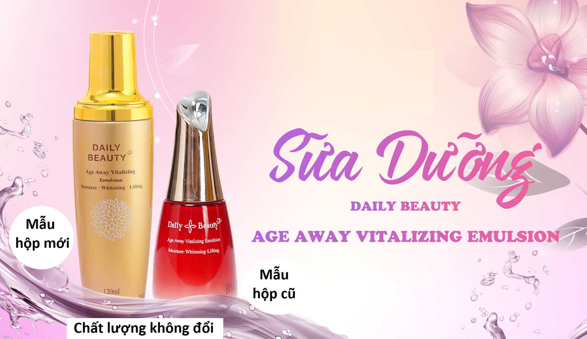 Combo mỹ phẩm Daily Beauty Re:Excell chăm sóc toàn diện cho da dầu, kiềm dầu, cân bằng da, se lỗ chân lông, làm mềm sáng da, ngừa lão hóa