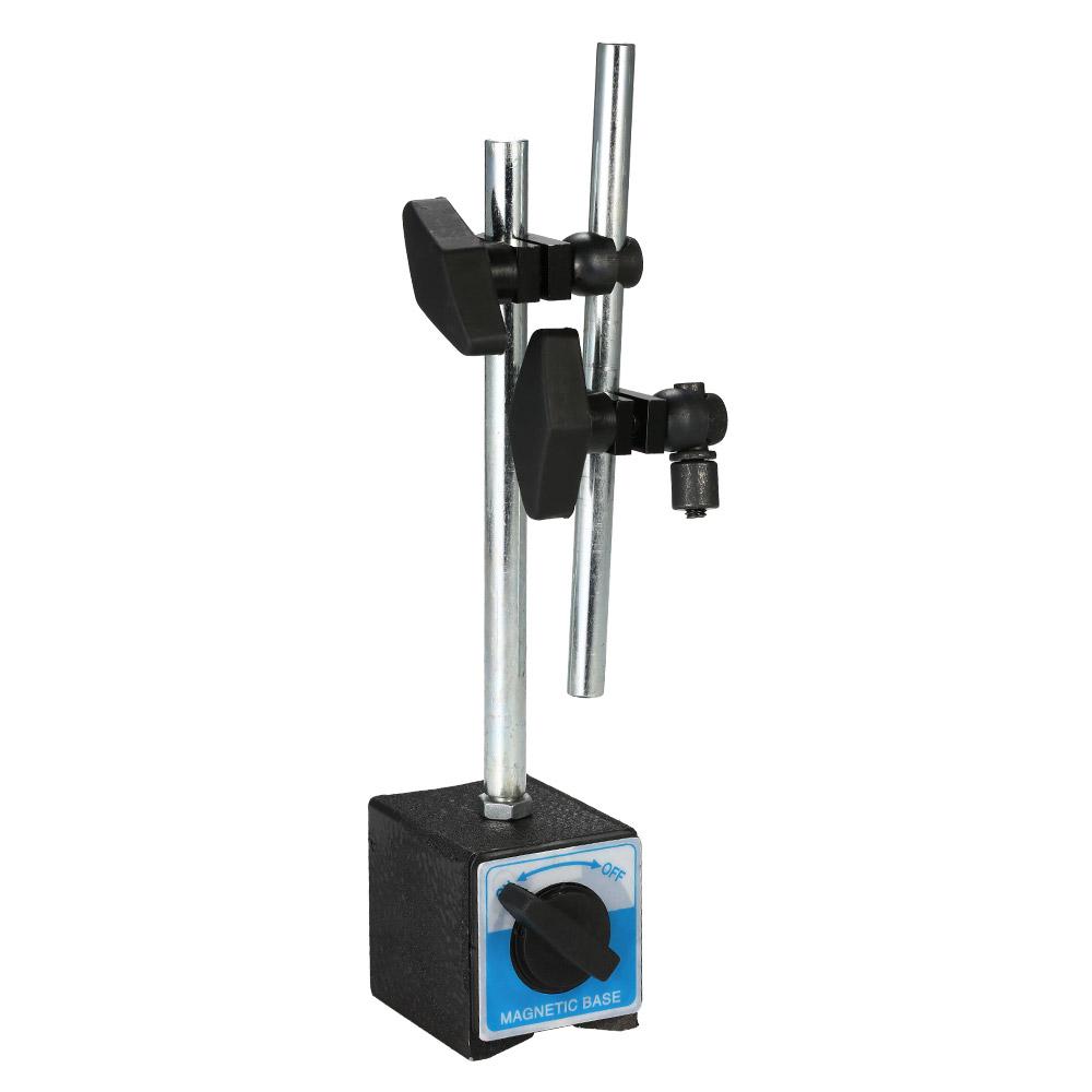 Magnetic Base Holder Iron Mini Flexible Bracket Tool with Double Adjustable Pole for Leverage Dial Indicator Test Gauge