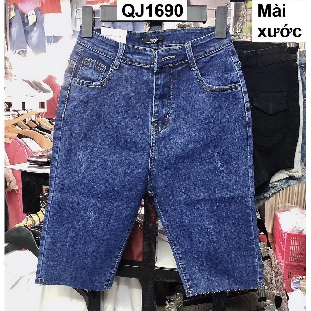 Quần ngố jean co giãn ôm dáng QJ105