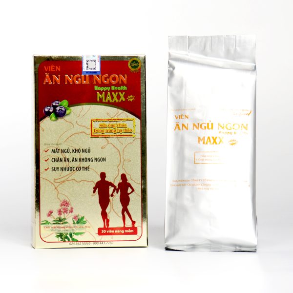 Viên ăn ngủ ngon Happy Health Maxx New 30 viên