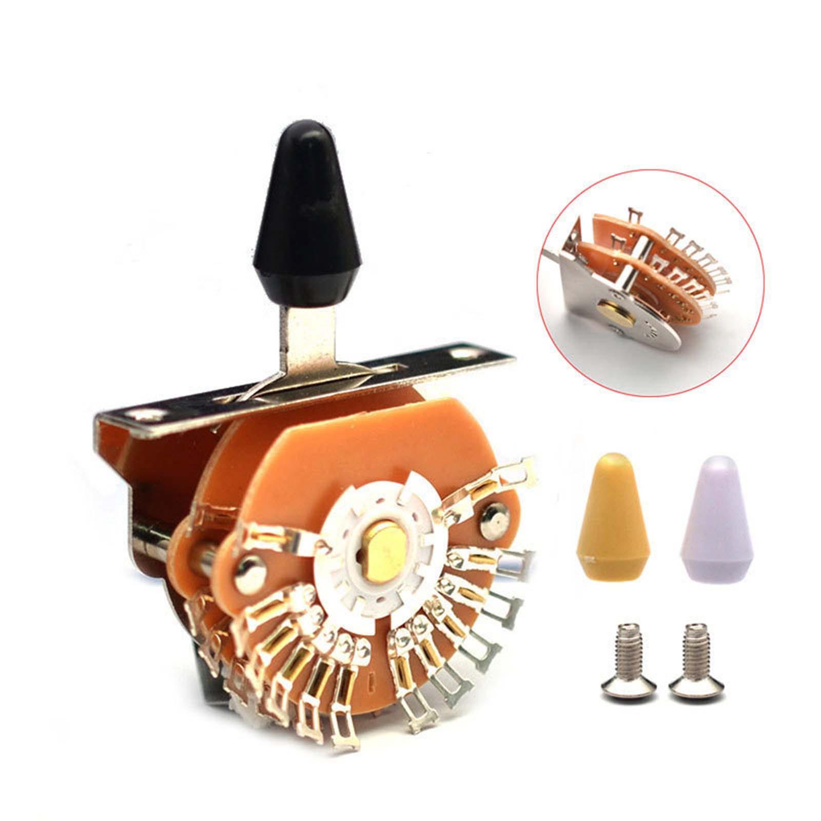 Electric Guitar Pickup Selector switch Short Straight Guitar Toggle Switch Accessories Repalcements 5 Position Switch Pickup Selector
