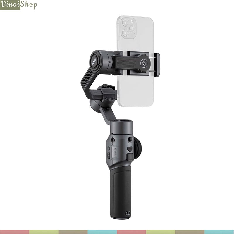 Zhiyun Smooth 5 - Gimbal Chống Rung Dành Cho Smartphone, Tải Trọng 300g, Nhận Diện Khuôn Mặt, Điều Khiển Bằng Cử Chỉ- Hàng chính hãng