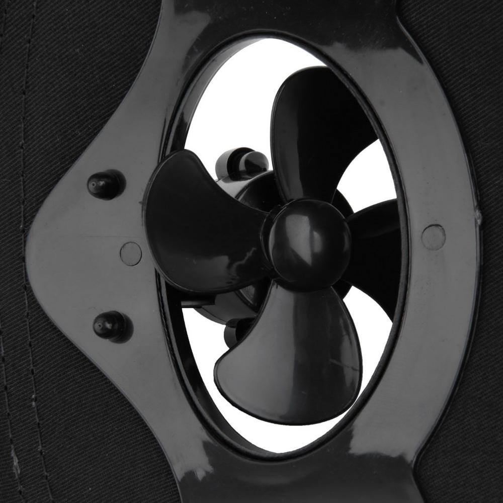 Mũ thể thao ngoài trời mùa hè kết hợp với quạt làm mát bằng năng lượng mặt trời