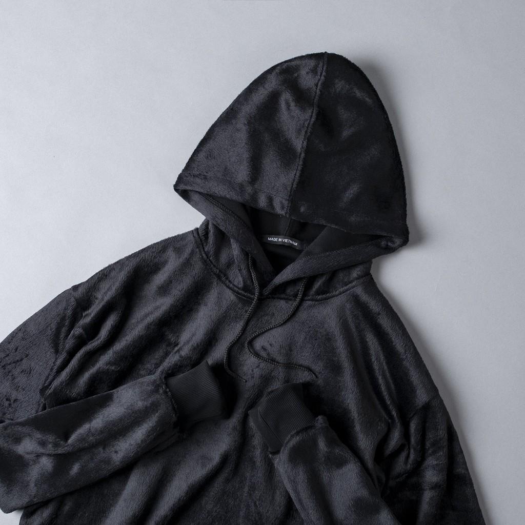 Áo hoodie lông unisex