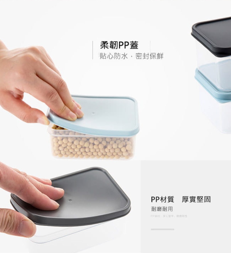 Bộ 08 hộp thực phẩm có nắp đậy an toàn Yamada Whity Pack hàng nội địa Nhật Bản #Made in Japan