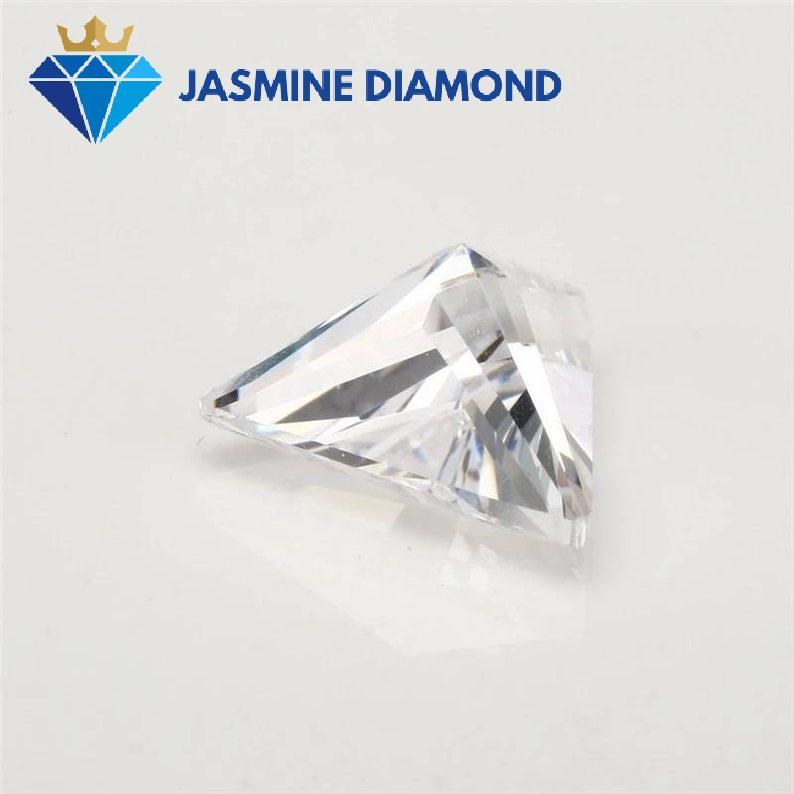 (Size 8-11 ly) Kim cương nhân tạo Mỹ Moissanite giác cắt Triangle