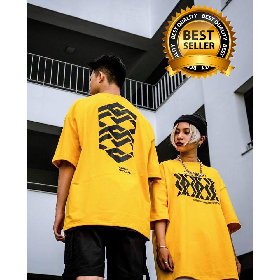 Áo thun tay lỡ unisex form rộng