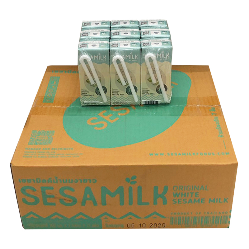 1 Thùng 36 Hộp Sữa Mè Trắng Sesamilk (200ml/ Hộp)