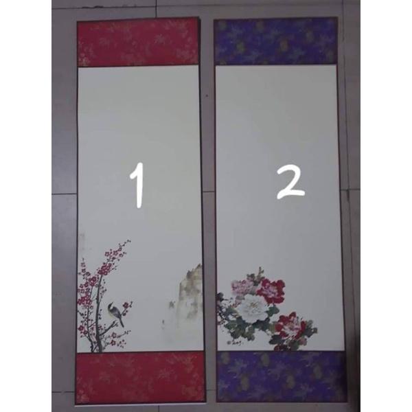 combo 10 tờ Giấy viết thư pháp kích thước 20x55cm cả nẹp treo