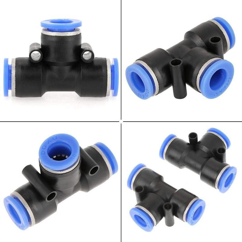 Tê nối nhanh dây khí 6,8,10,12 bộ 100 cái