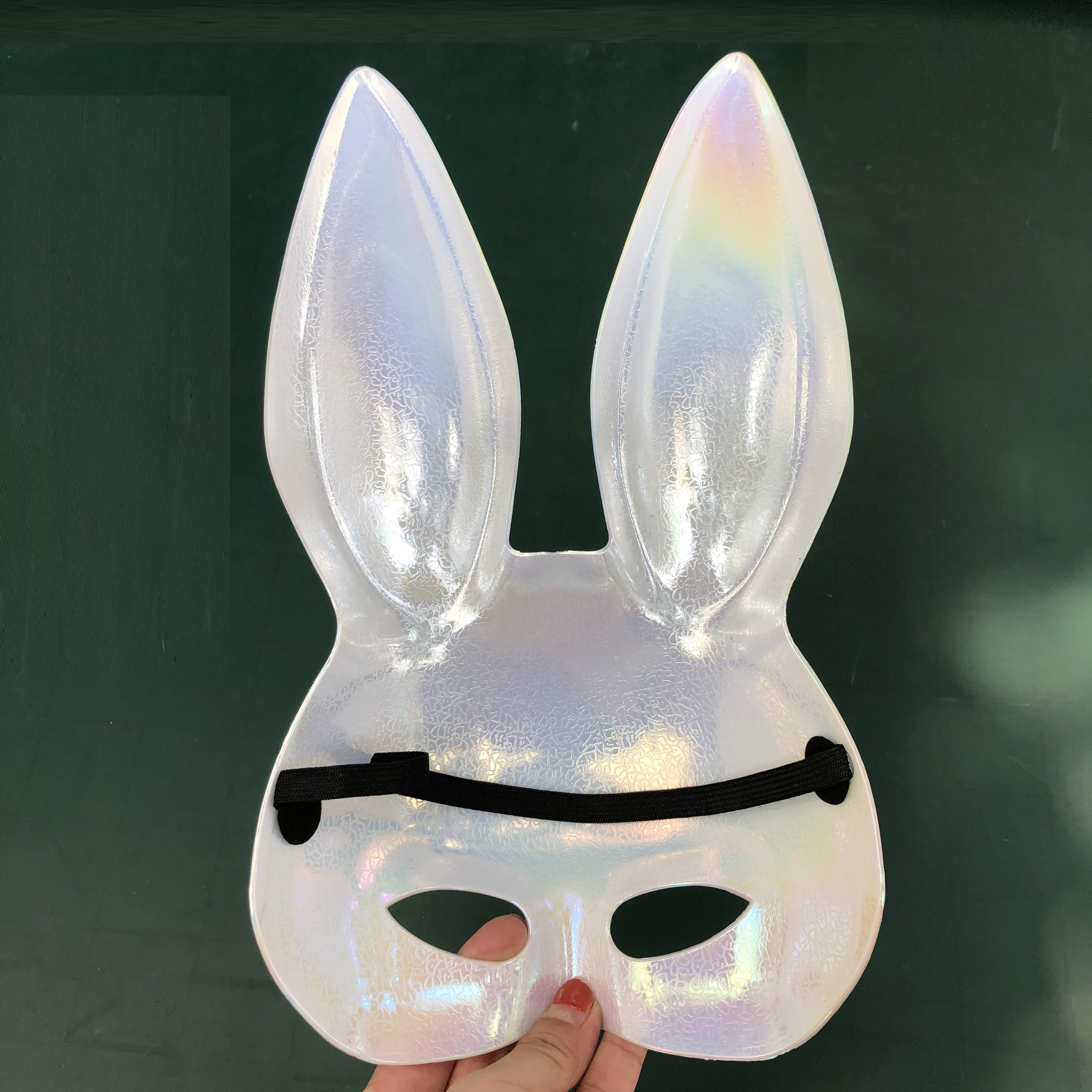 Mặt nạ hóa trang Thỏ Bunny xà cừ tai dài chơi Halloween cho trẻ em và người lớn