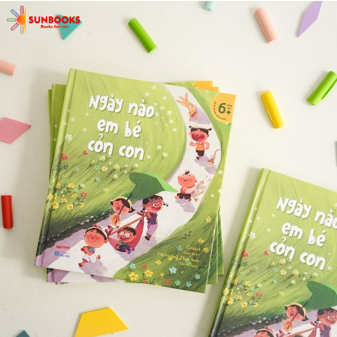 Sách - Thơ tập nói ca dao Ngày nào em bé cỏn con - Crabit Kidbooks