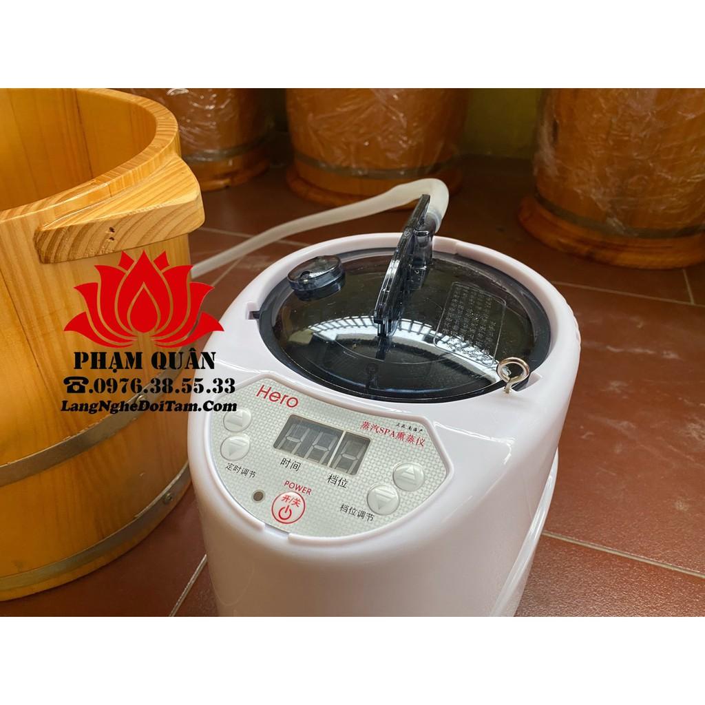 Thùng gỗ xông đầu,gội đầu dưỡng sinh