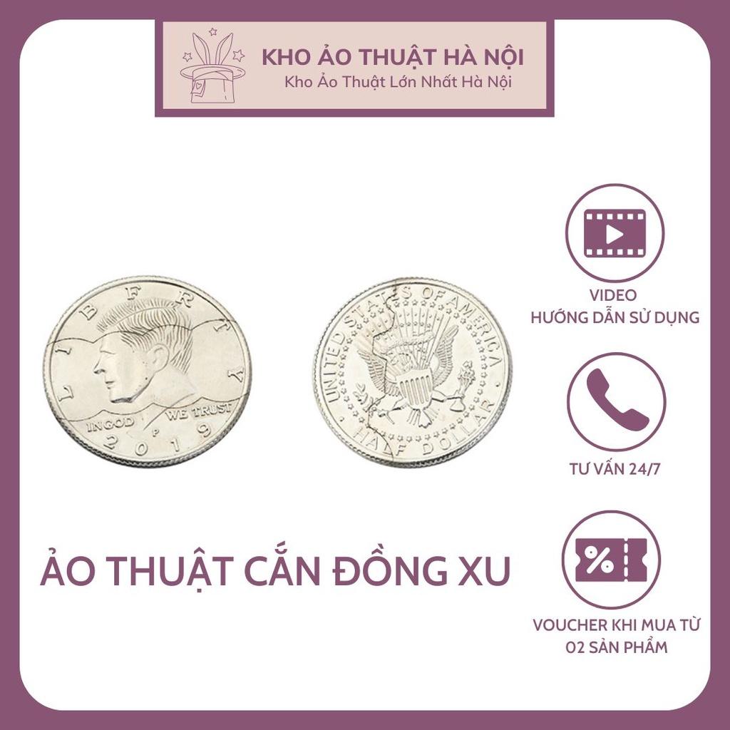 Đồ Chơi Ảo Thuật Cắn Đồng Xu Đạo Cụ Biểu Diễn Đường Phố Bite Coin Magic Trick