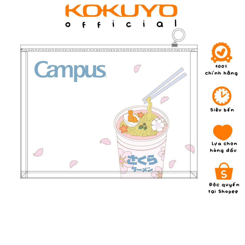 Túi Đựng Tài Liệu Có Khóa Zip Campus Kawaii A4