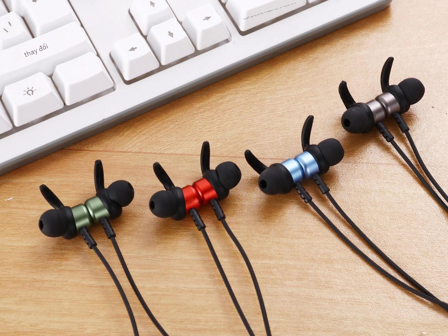 Phong cách mới nhất ANT-01 Tai nghe Bluetooth đeo cổ công suất chờ siêu dài 5.0 tai nghe siêu trầm gọi nhạc thể thao điện tử