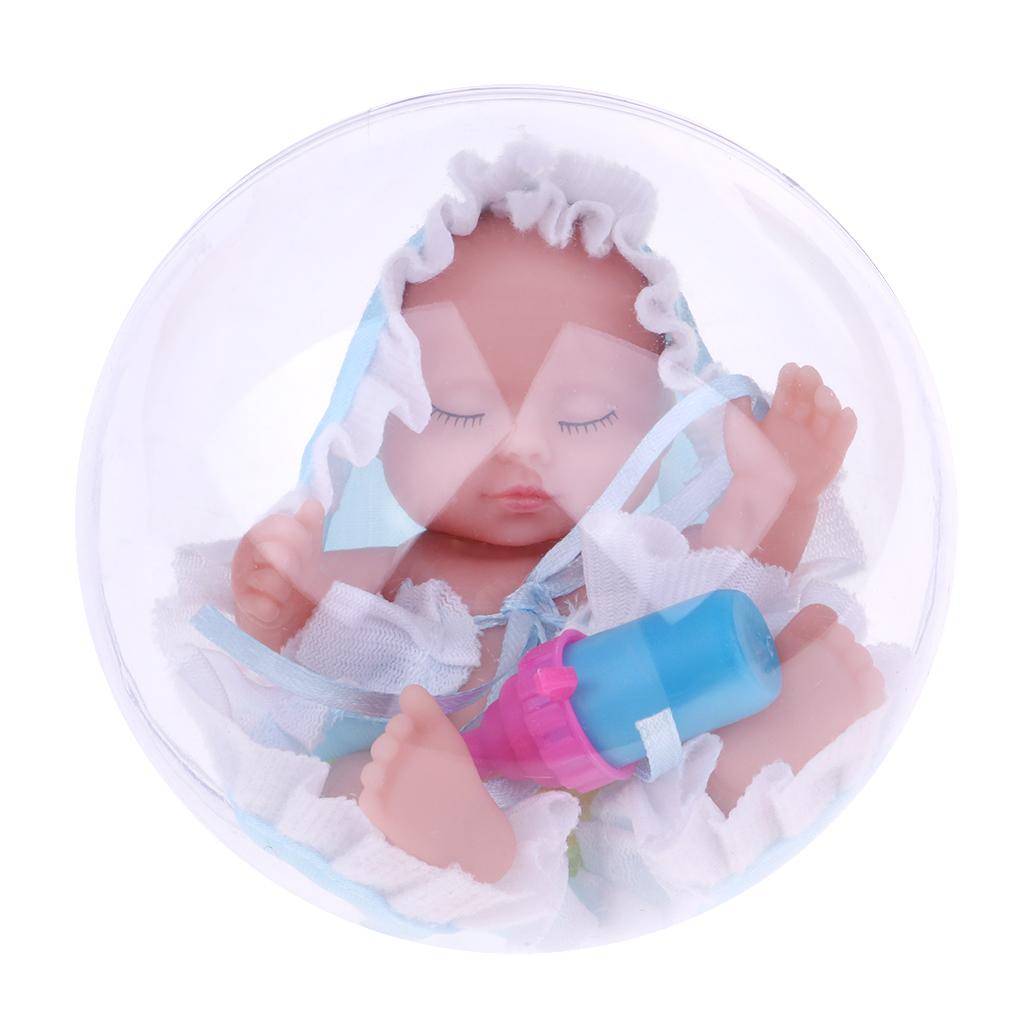 Cute Vinyl Sleeping Baby Doll Lifelike Baby Toy Kids Egg Toy Xmas Gift