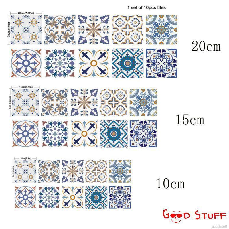 10 miếng dán tường chống thấm nước , dễ chùi rửa