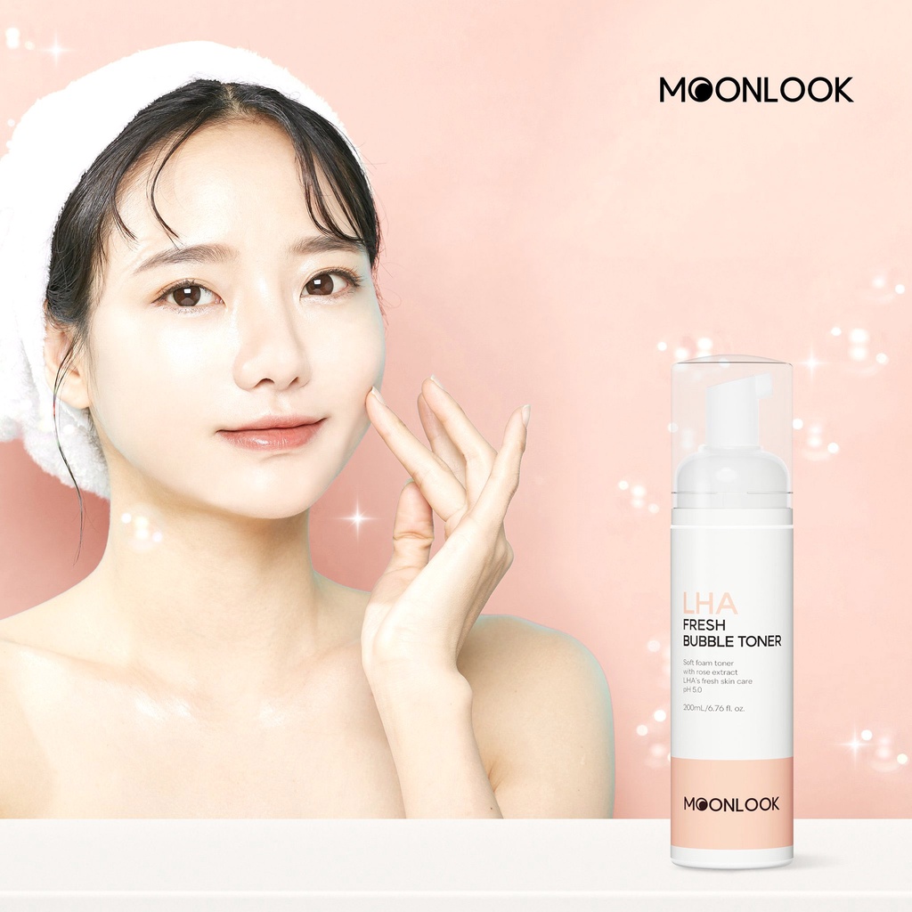 Toner dạng bọt MoonLook LHA Fresh Bubble Toner 200 ml