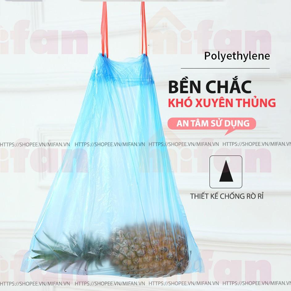 Túi Đựng Rác Tự Phân Huỷ Có Dây Rút - 45x50 cm - 15 túi/cuộn