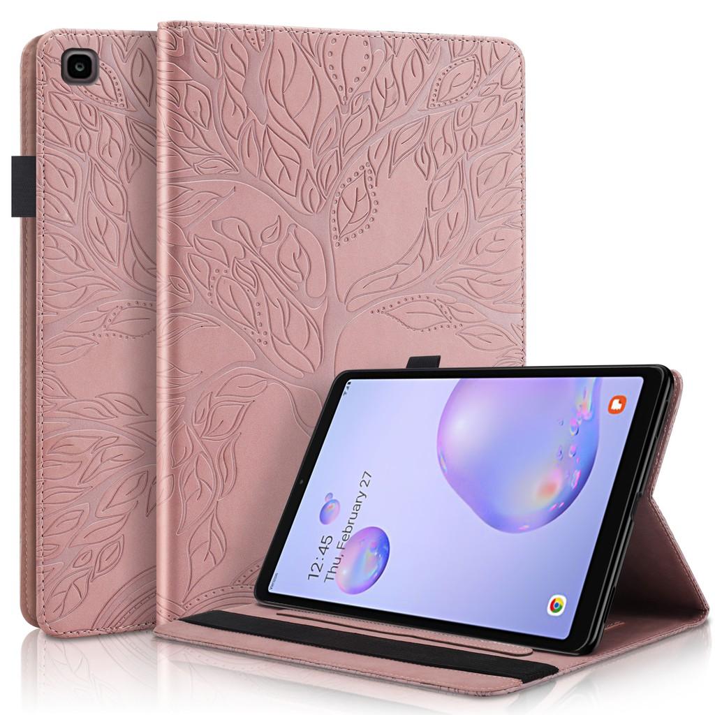 Bao da điện thoại PU nắp gập kèm ví đựng thẻ cao cấp cho Samsung Galaxy Tab A 8.0 SM-T290 SM-T295