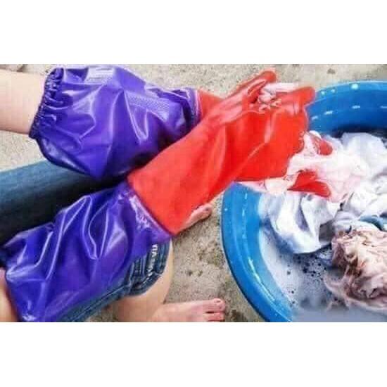 Gang tay rửa bát cao su lót nỉ