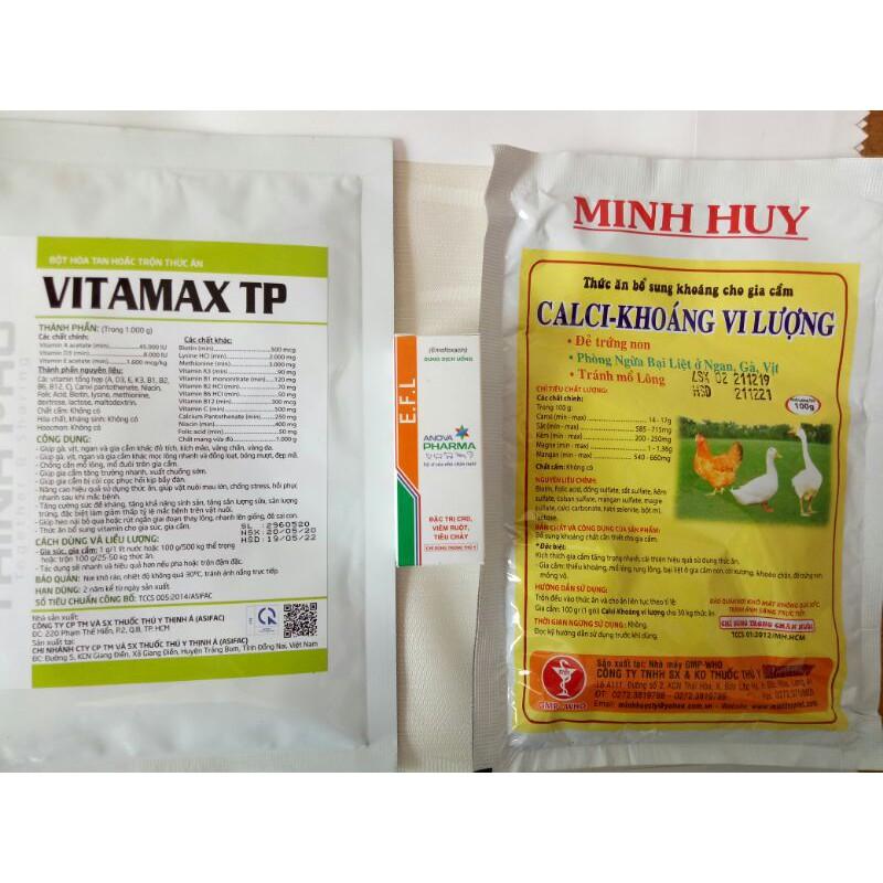 COMBO VITAMIN TỔNG HỢP , KHOÁNG MINH HUY VÀ TH.UỐC E.F.L