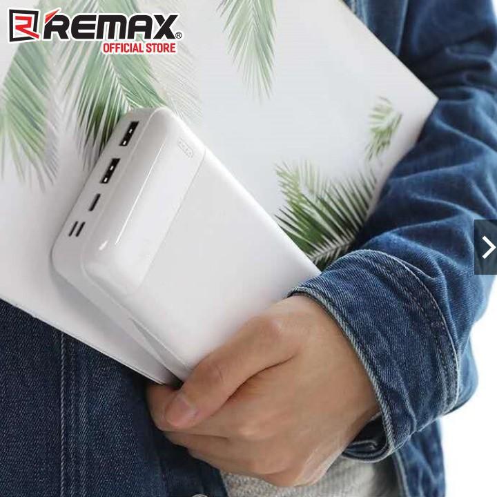 Pin Sạc Dự Phòng 30.000mAh Remax RPP-167 Lango Series Fast Charing 2.1A Tích Hợp 2 Cổng USB(HÀNG CHÍNH HÃNG)