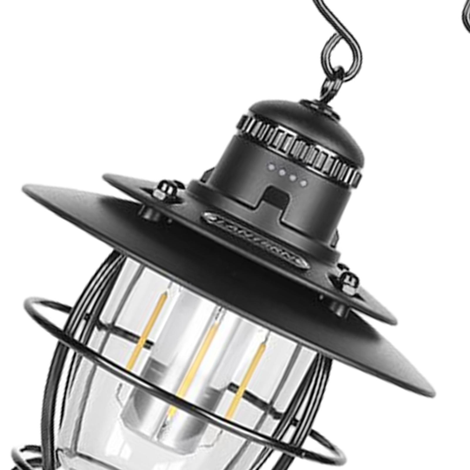 Portable Camping Lantern Light Lamp Rechargeable Hiking