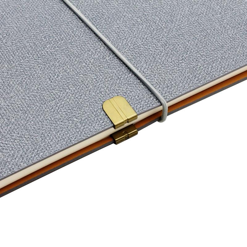Sổ Bìa Da Kẻ Ngang Có Chấm 200 Trang 80gsm - The Sun ST 09-22