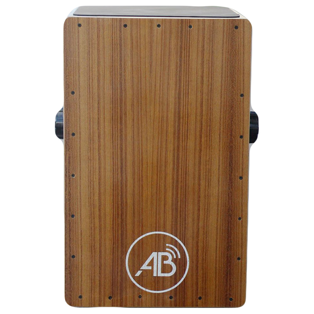 Trống cajon màu nâu gỗ AB-D2 có snare nhập ngoại - Tặng bao