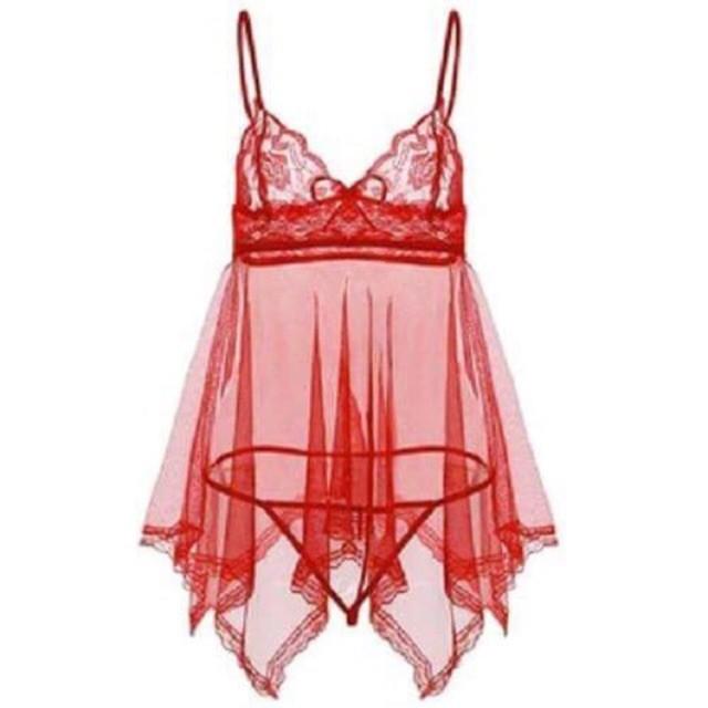 Váy ngủ ren quyến rũ sexy kèm chip lọt khe